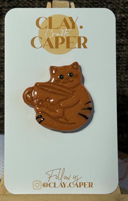 Cat Coffee Cup - Needle Minder