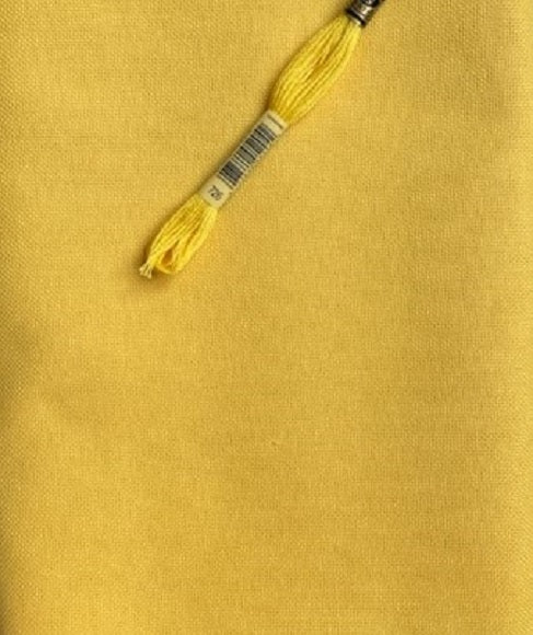 Lugana Evenweave - 25 Count - Maize Yellow