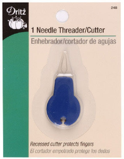 Needle Threader with Cutter