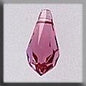 Crystal Treasures - 13054 Rose Teardrop
