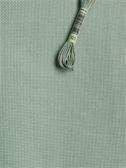 Aida - 14 Count - Celadon (Sage) Green