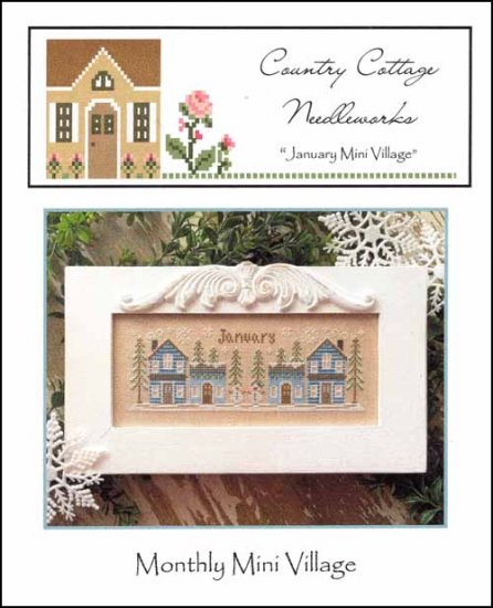 Mini Village, January - Country Cottage Needleworks