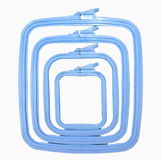 Nurge Embroidery Hoop, Square - Blue