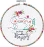 Sew Happy - with Decorated Hoop