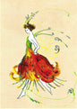 Tigerlily, by Nora Corbett - Greeting Card
