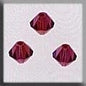 Crystal Treasures - 13063 - Rondele Fuschia