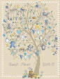 Baby Boy Tree - Birth Record Cross Stitch Pattern