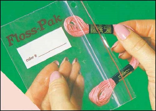 100 Floss-A-Way Thread Storage Bags